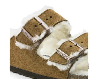 Birkenstock Arizona Shearling Suede Leather "Mink" – photo 2