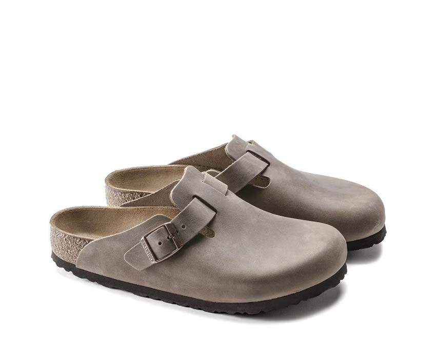 Birkenstock Boston Natural Leather Oiled Tabacco Brown 0960813