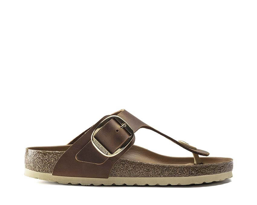 Birkenstock Gizeh Big Buckle Natural Leather Oiled 1018785