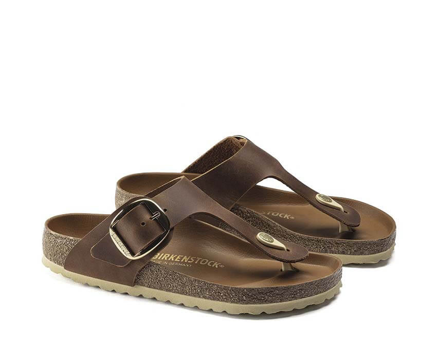 Birkenstock Gizeh Big Buckle Natural Leather Oiled 1018785