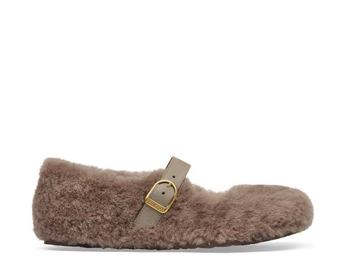 Birkenstock Santa Clarita Shearling "Gray Taupe"