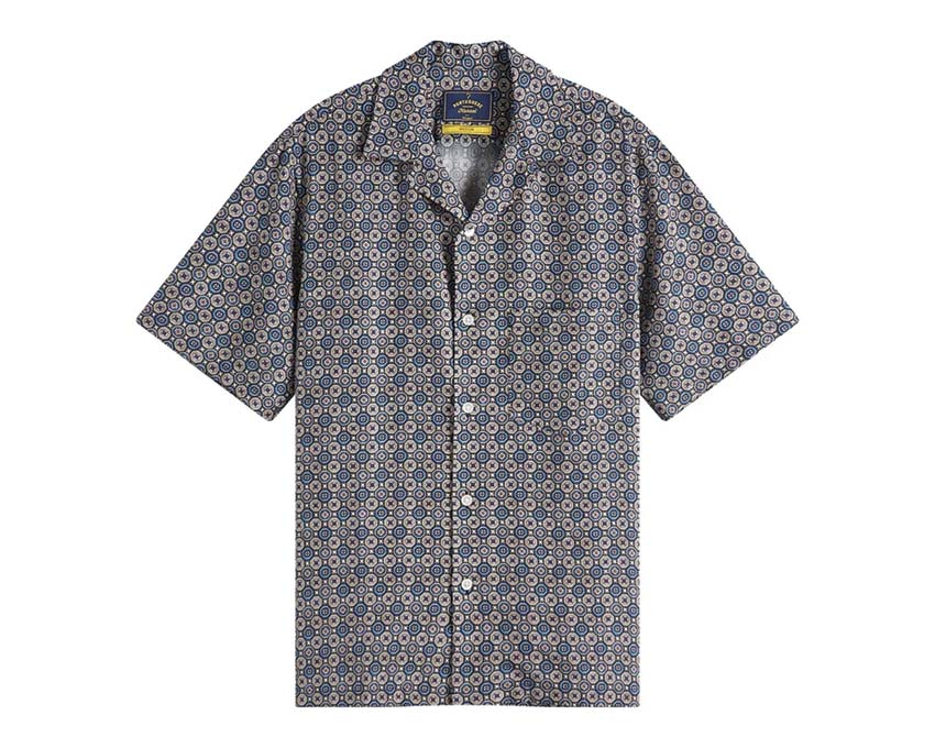 Buy your Portuguese Flannel Conte Mini Tile Vacation Shirt SS25.018
