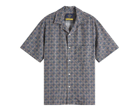 Buy your Portuguese Flannel Conte Mini Tile Vacation Shirt SS25.018