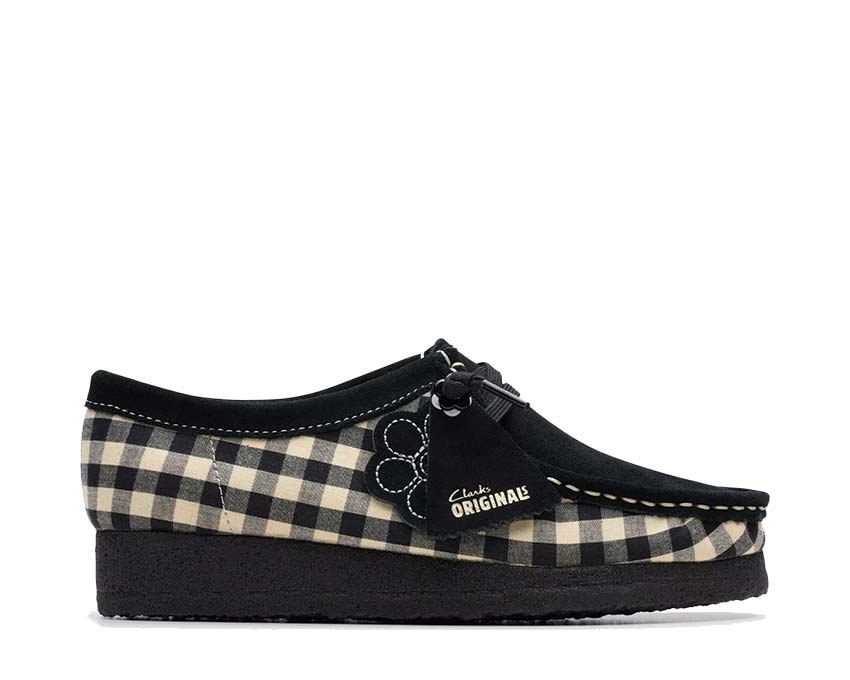 Clarks Wallabee Gingham Black / White 26180672