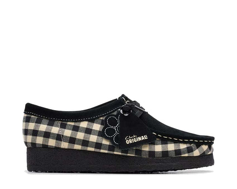 Clarks Wallabee Gingham Black / White 26180672