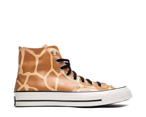 Converse Chuck 70 Glow-in-the-dark Giraffe Print Ginger Snap / Egret - Gopher Gold A13620C