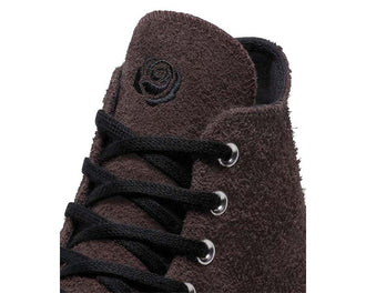 Converse Chuck 70 Wide Hi Textured Suede vue latérale — suède texturé large tige haute