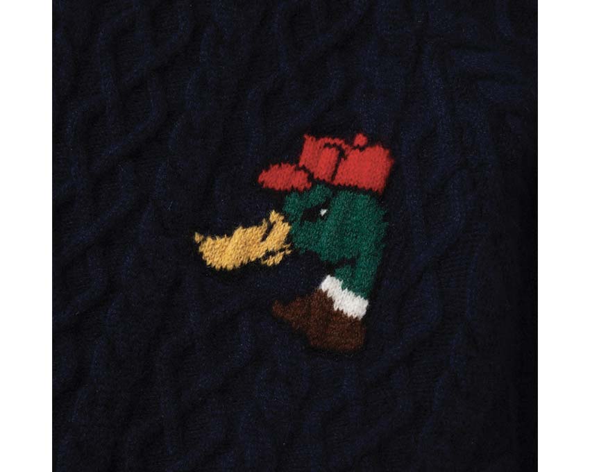 Edmmond Studios 10 Years Sweater Plain Plain Navy 324-60-18590