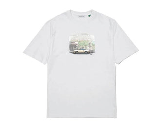Edmmond Studios Chassing Classics blanco — camiseta hombre gráfica en algodón orgánico
