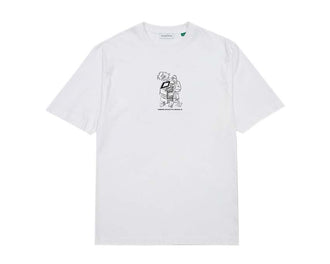 Edmmond Studios Interactive Brokers White — t-shirt unisex cotone stampata