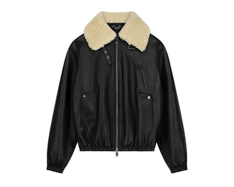 Filling Pieces Biker Jacket Shearling 422661500370 130