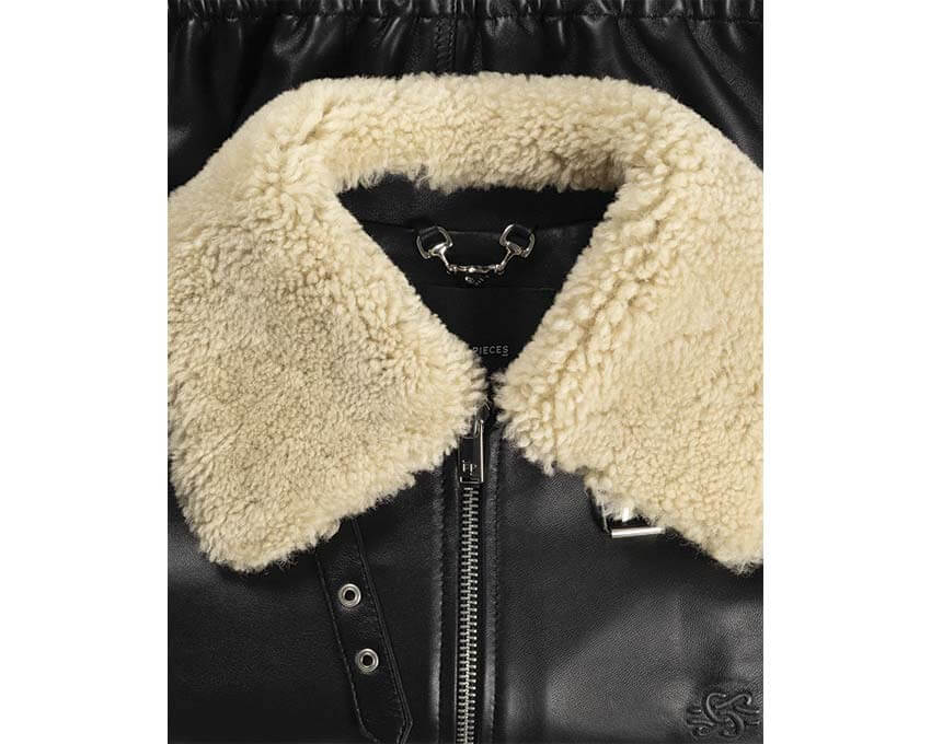 Filling Pieces Biker Jacket Shearling 422661500370 130