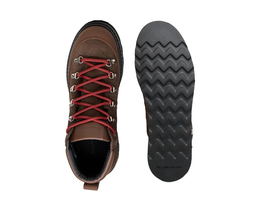 Filling Pieces Glacier Boot Suede "Chocolate"