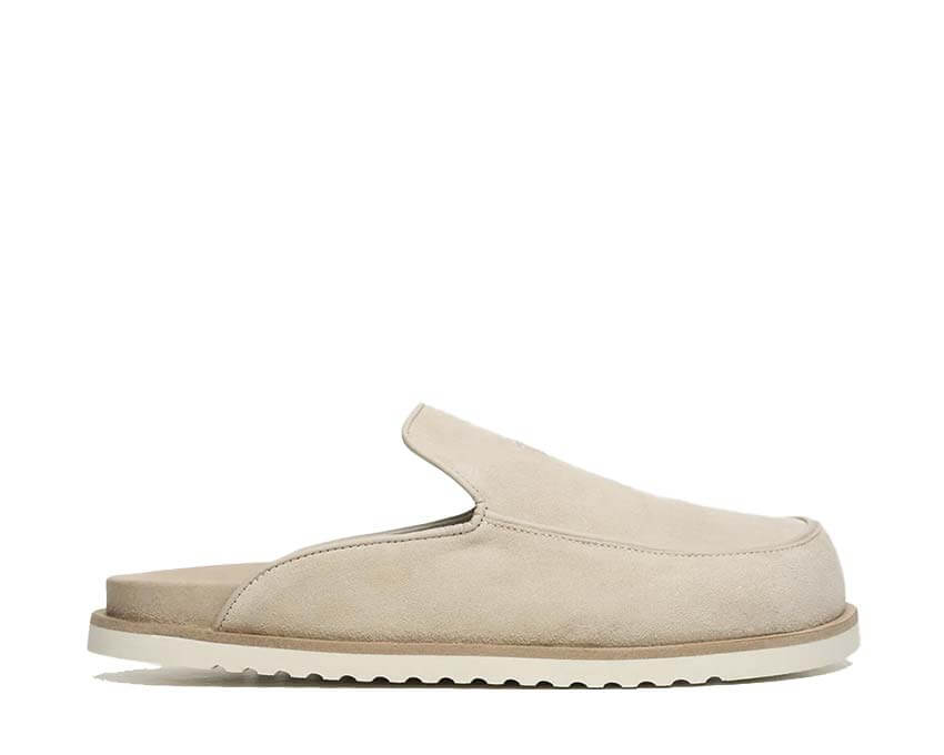 Filling Pieces Clog Suede Beige — ciabatta uomo camoscio beige lusso