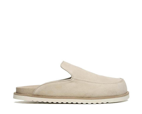 Filling Pieces Clog Suede Beige — ciabatta uomo camoscio beige lusso