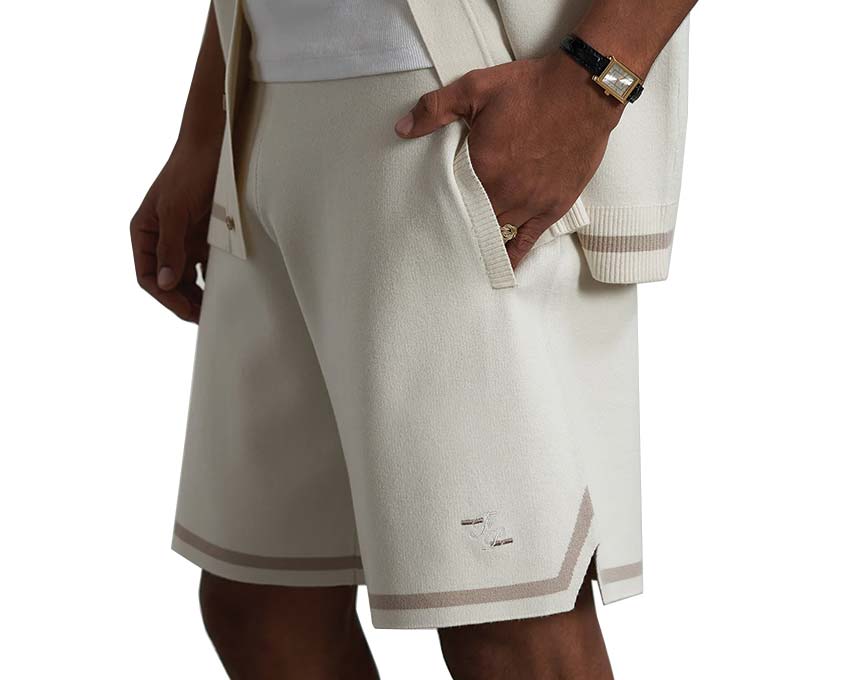 Filling Pieces Knit Short Classic Antique White 91122209936