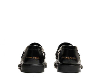 Filling Pieces Loafer Bonsai Black vista lateral — cuero negro liso Bonsai