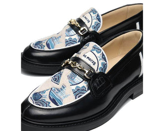 Filling Pieces Loafer Broken Plate vista lateral — estampado Broken Plate
