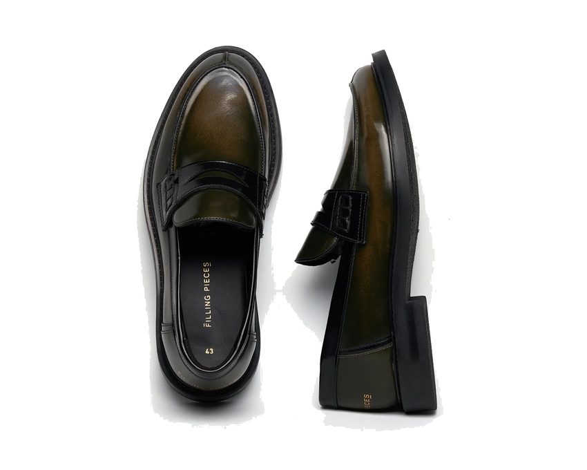 Filling Pieces Loafer Brushed "Charcoal"