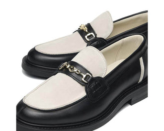 Filling Pieces Loafer Hazy vista lateral — cuero suave Hazy
