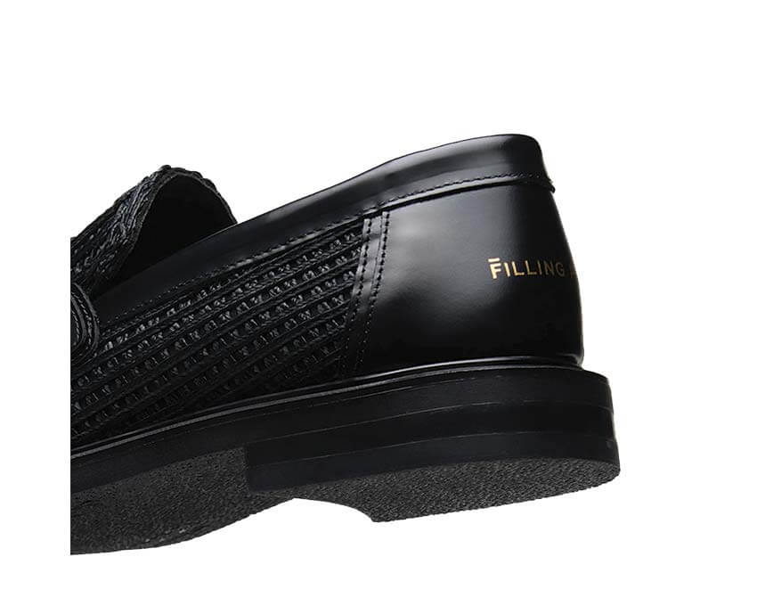 Filling Pieces Loafer Panier Black dettaglio — motivo cesto intrecciato
