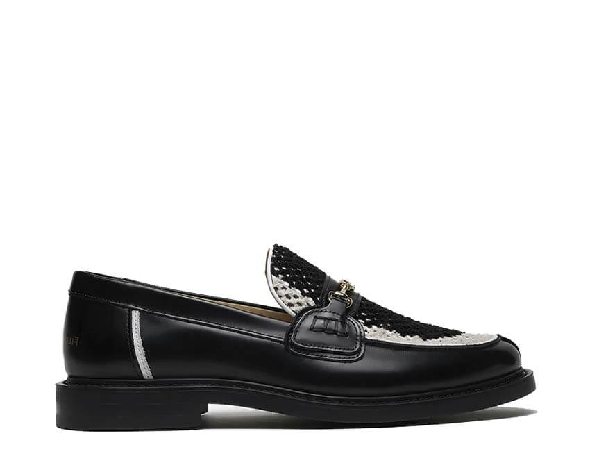 Filling Pieces Loafer Rugby Degrade Black — loafer uomo pelle rugby sfumato