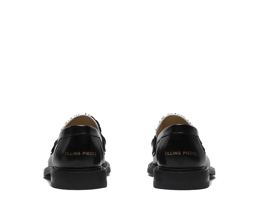 Filling Pieces Loafer Rugby Degrade Black suola — suola pelle cucita