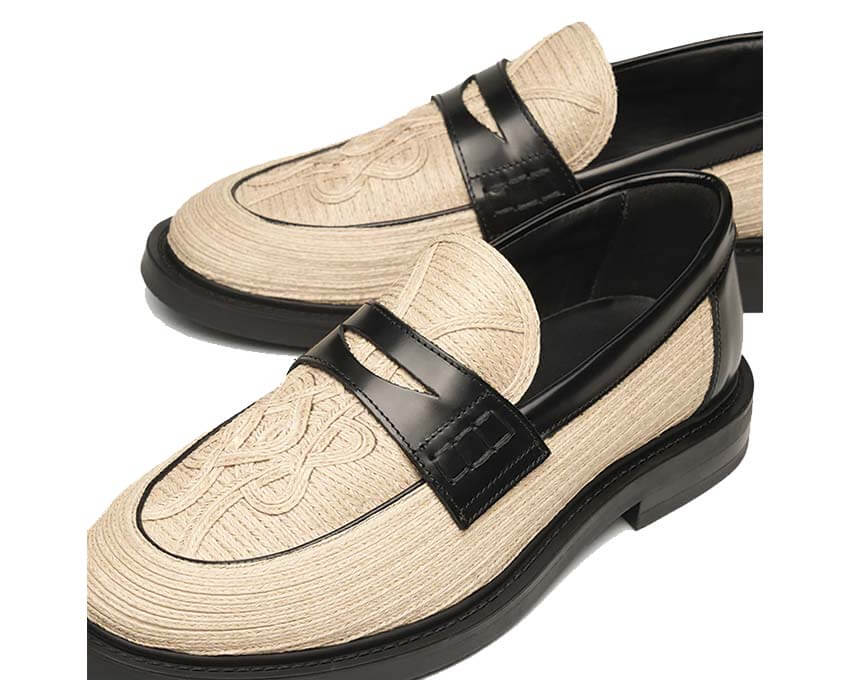 Filling Pieces Loafer Solid Raffia 112611303320-232