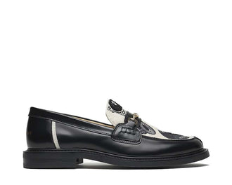Filling Pieces Loafer Vinyl Black — mocasín unisex cuero lujo Amsterdam