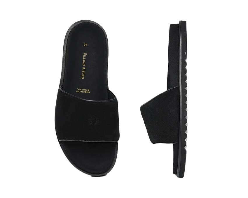 Filling Pieces Pool Slide Knot Black dettaglio — nodo scultoreo