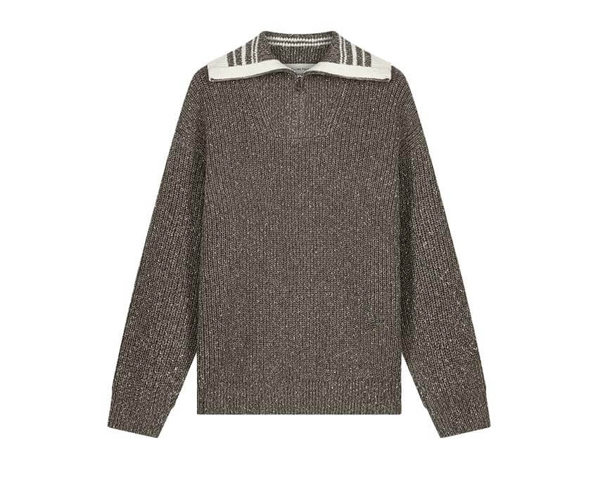 Filling Pieces Zip Knit Chunky Fisherman "Melange" 422678500376 311