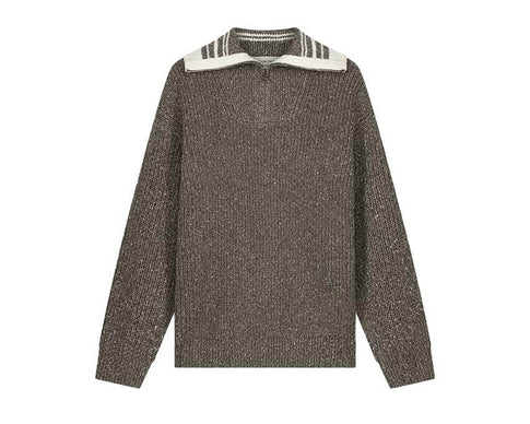Filling Pieces Zip Knit Chunky Fisherman "Melange" 422678500376 311