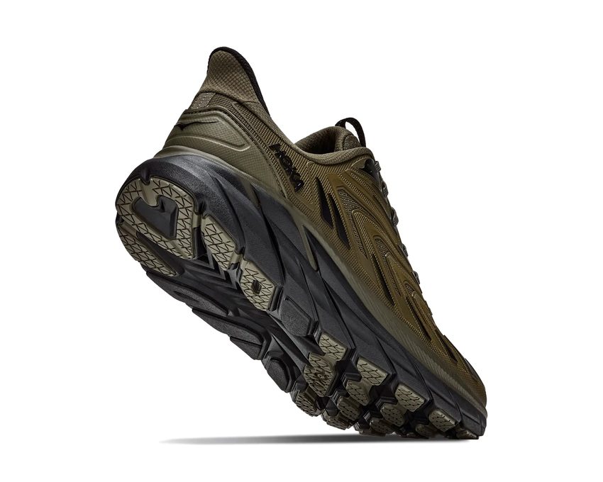 Hoka Clifton UTL "Antique Olive" - sneakers homme - vue 2