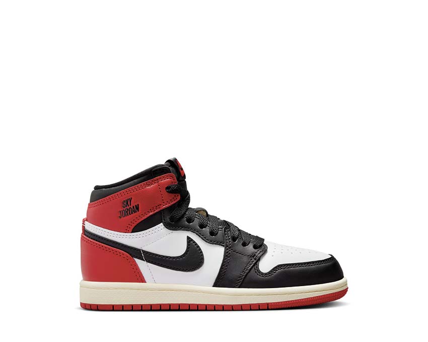 Jordan 1 Retro High OG "Black Toe" White / Black - Varsity Red - Sail FD1412-106