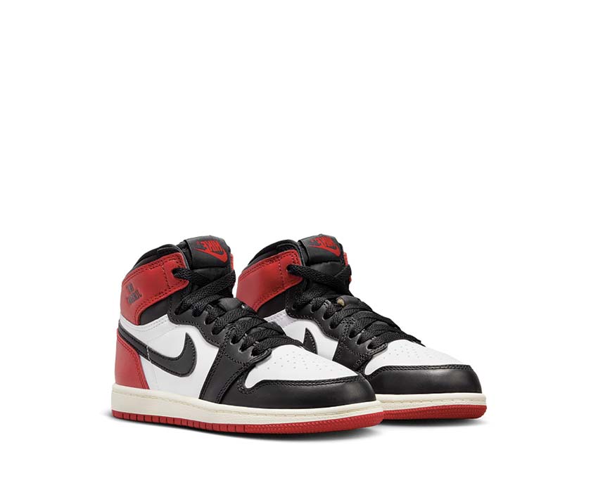Jordan 1 Retro High OG "Black Toe" White / Black - Varsity Red - Sail FD1412-106