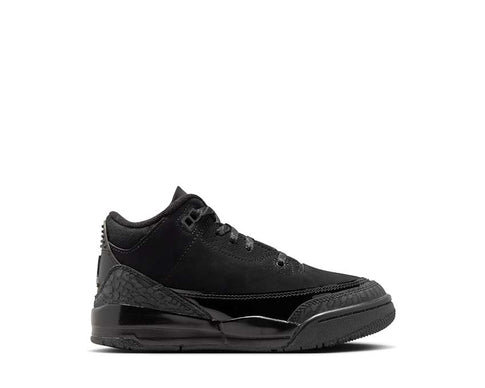 Jordan 3 Retro "Black Cat" PS Black / Dark Charcoal - White DM0966-001