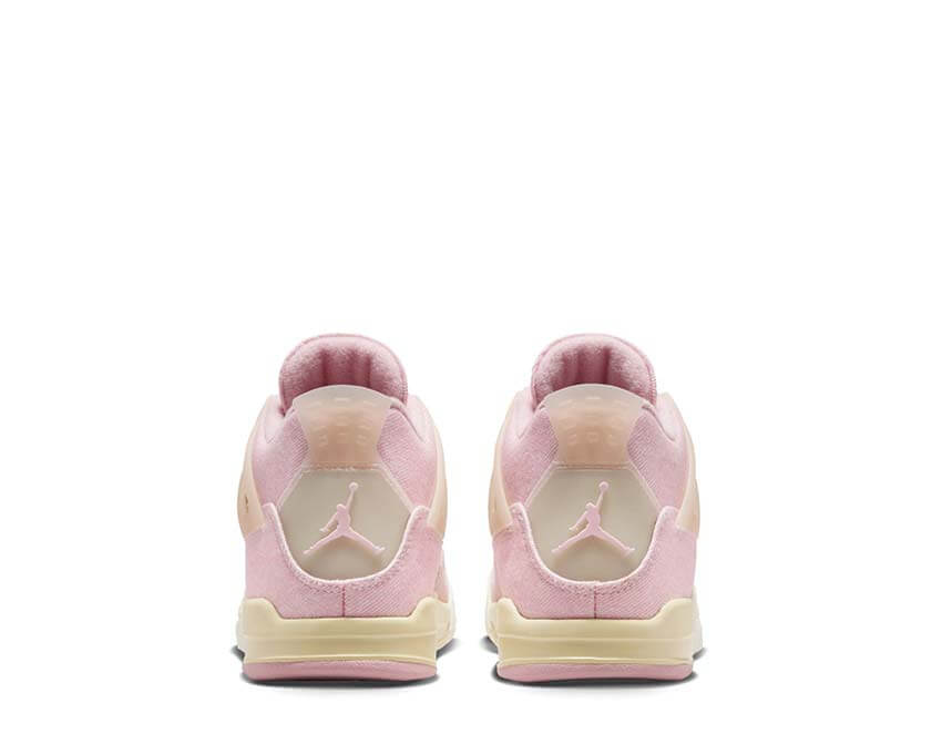 Jordan 4 Retro TEX PS Pearl Pink Coconut — AJ4 preschool sneakers rosa perla