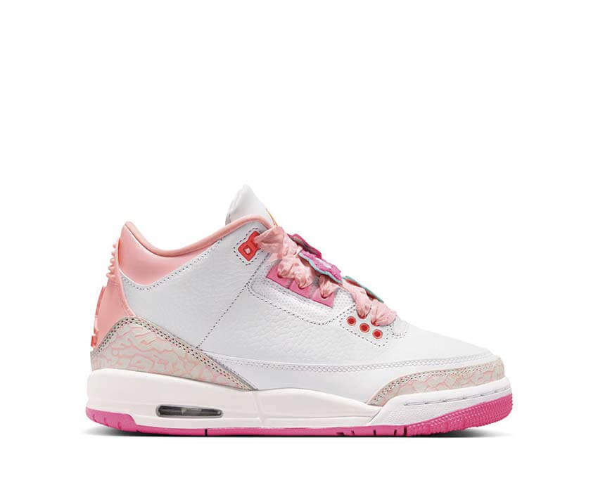 Air Jordan 3 Retro GS Pearl Pink rosa — sneakers bambina basketball iconic elephant print retro