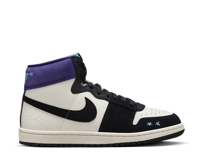 Jordan Air Ship PE SP Sail / Blue Chill - Black - Court Purple FQ8281-100