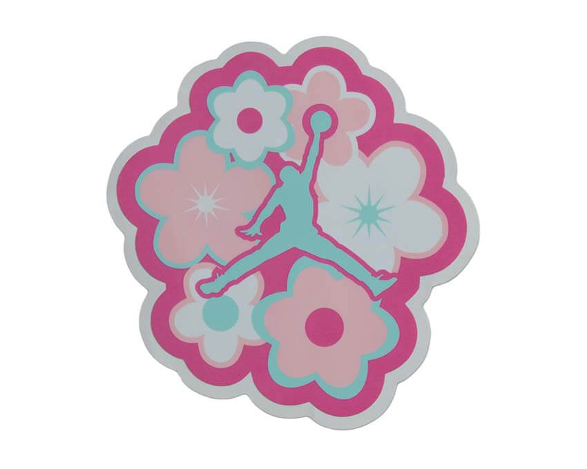 Jordan 3 Retro PS Pearl Pink tre quarti — AJ3 preschool colorway rosa perlato