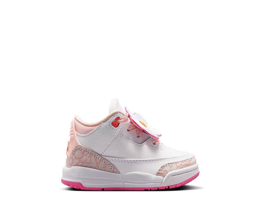 Jordan 3 Retro TD Pearl Pink/Hyper Orange — sneakers bambini colorway rosa perlato Jordan 3