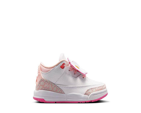 Jordan 3 Retro TD Pearl Pink/Hyper Orange — sneakers bambini colorway rosa perlato Jordan 3