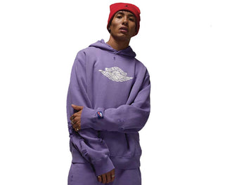 Jordan Rare Air Hoodie Purple Earth — felpa cappuccio streetwear uomo cotone