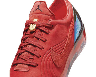 Jordan x Nike Cryoshot vue latérale — tige Nike Jordan Cryoshot rouge