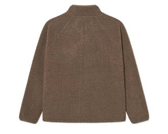 Les Deux Creed Teddy Jacket vue latérale — coupe et épaisseur teddy