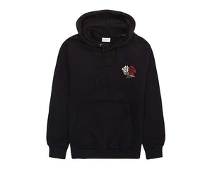 Les Deux Felipe Hoodie Black — hoodie unisexe coton logo brodé