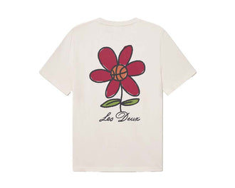 Les Deux Flower Basket T-Shirt vue latérale — détail imprimé et coupe homme
