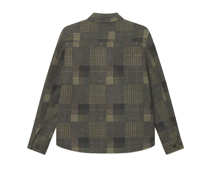 Les Deux Kody Patchwork Wool Overshirt 1000561-515 
