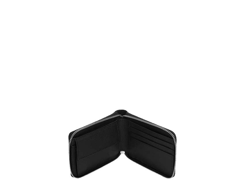 Les Deux Leather Zip Wallet Black LDM940072