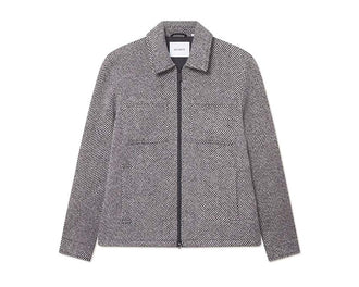 Les Deux Marseille Twill Wool Jacket — veste unisexe en laine twill